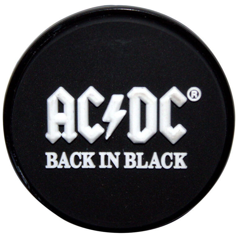 AC/DC Back In Black Pin Badge
