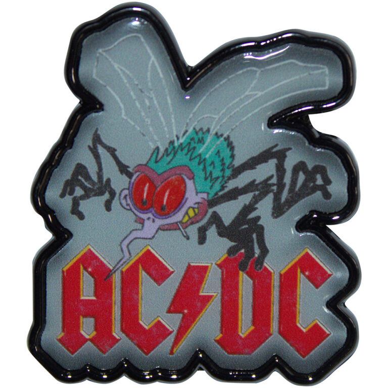 AC/DC Fly Pin Badge