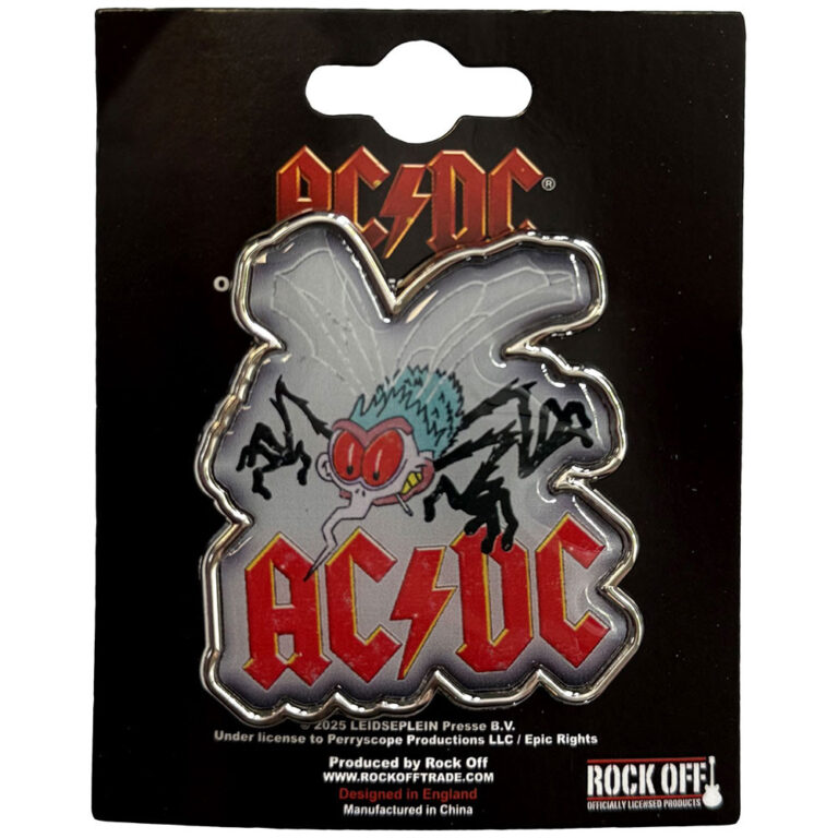AC/DC Fly Pin Badge
