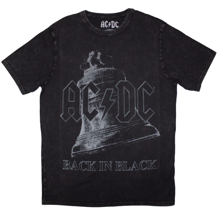AC/DC Back In Black Bell Black T-Shirt