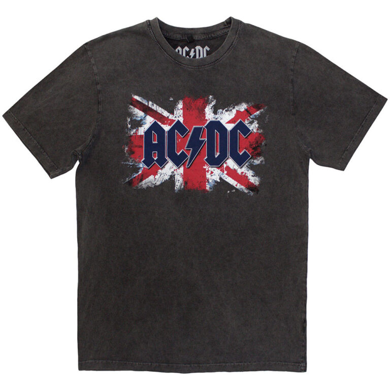 AC/DC Flag Charcoal Grey T-Shirt