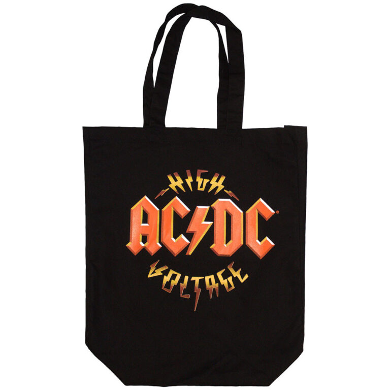 AC/DC High Voltage Black Back Print & Ex-Tour Tote Bag