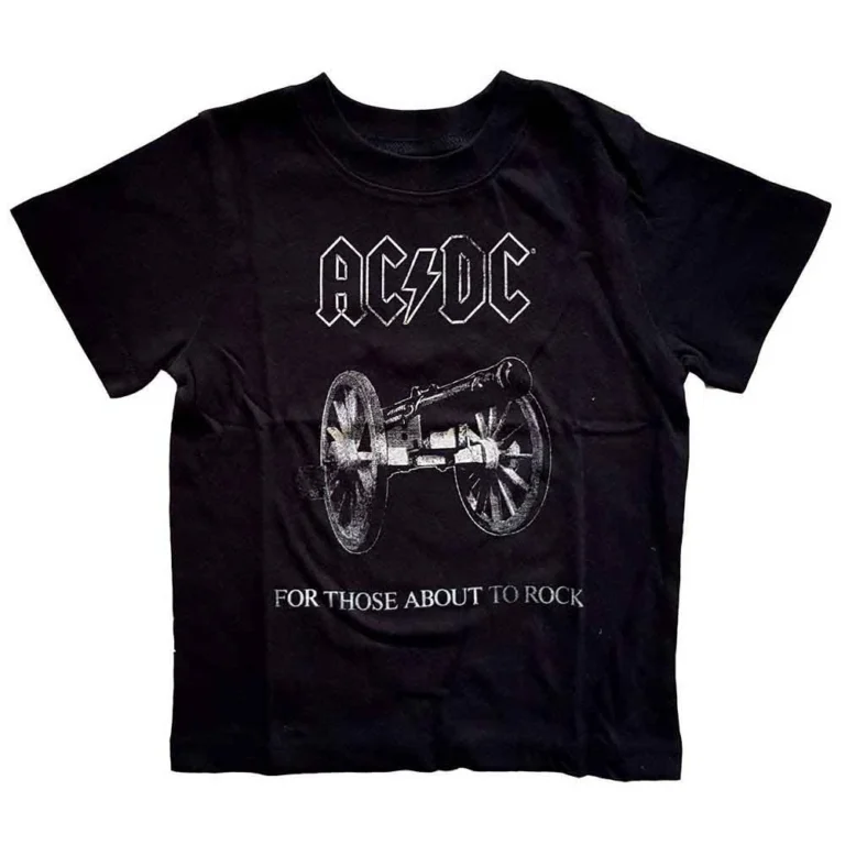 AC/DC About to Rock Black Kids Toddler T-Shirt