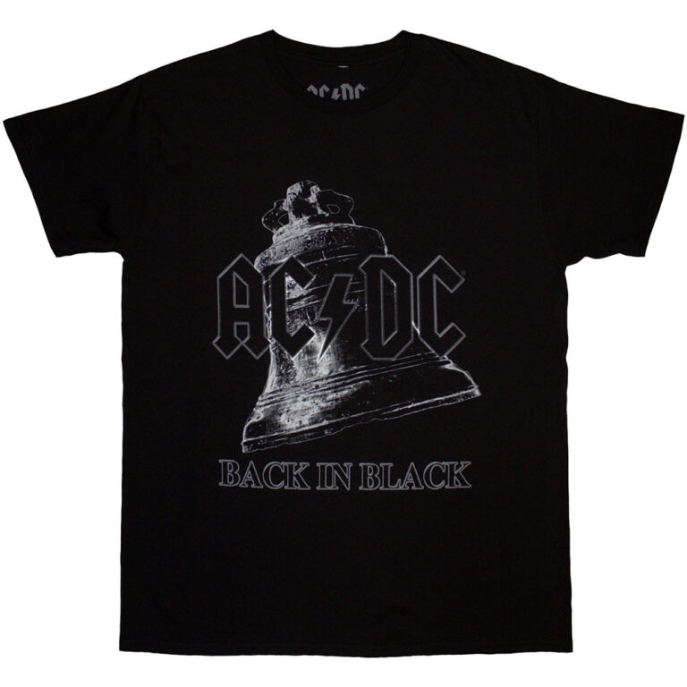 AC/DC Back In Black Bell Black T-Shirt