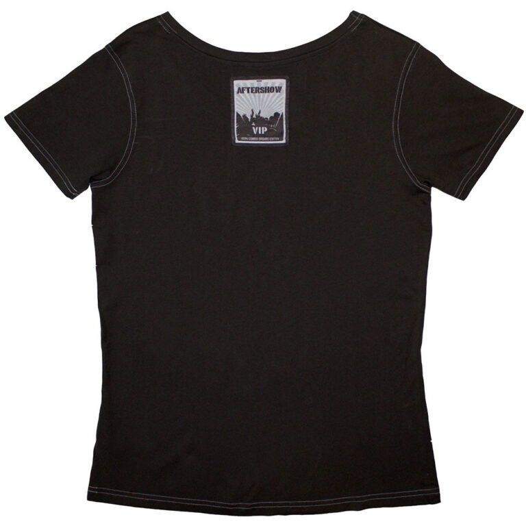 AC/DC 74 Jailbreak Grey Back Print & Ex-Tour Ladies T-Shirt