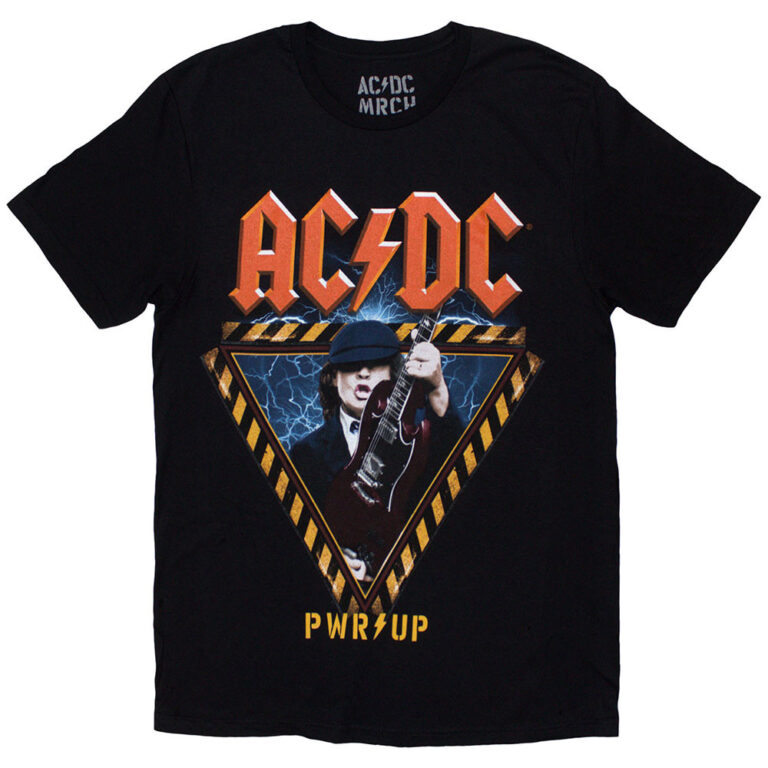 AC/DC Angus Triangle PWR-UP EU Tour ’26 Black Back Print & Ex-Tour T-Shirt