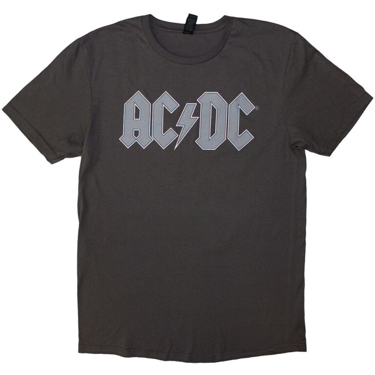 AC/DC Have A Drink On Me Grey Back Print T-Shirt