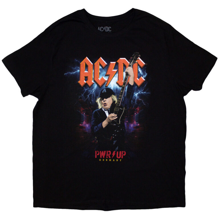 AC/DC PWR-UP Germany EU Tour ’24 Black Back Print & Ex-Tour T-Shirt