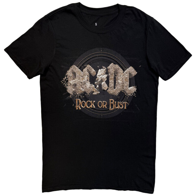 AC/DC Rock or Bust Black T-Shirt