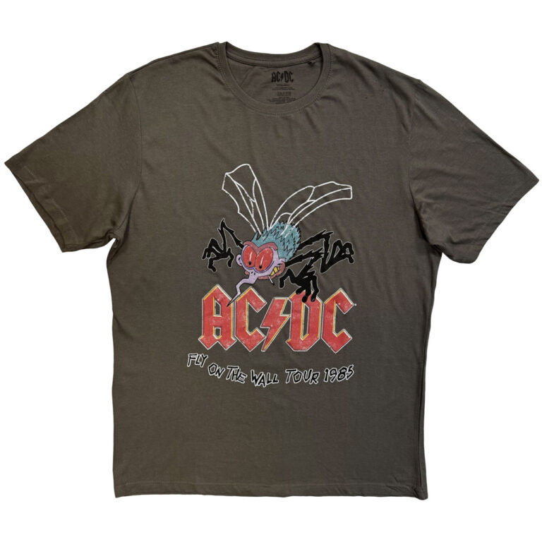 AC/DC Fly on the Wall Charcoal Grey T-Shirt