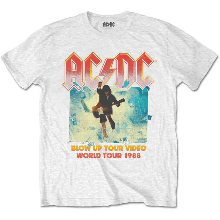 AC/DC Blow Up Your Video White T-Shirt