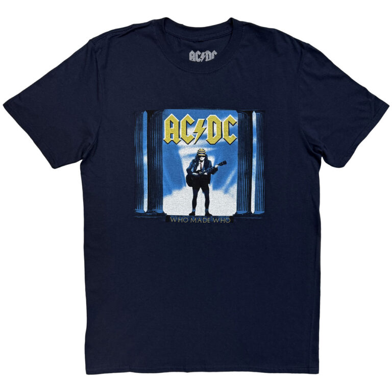 AC/DC Who Man Who Navy Blue T-Shirt