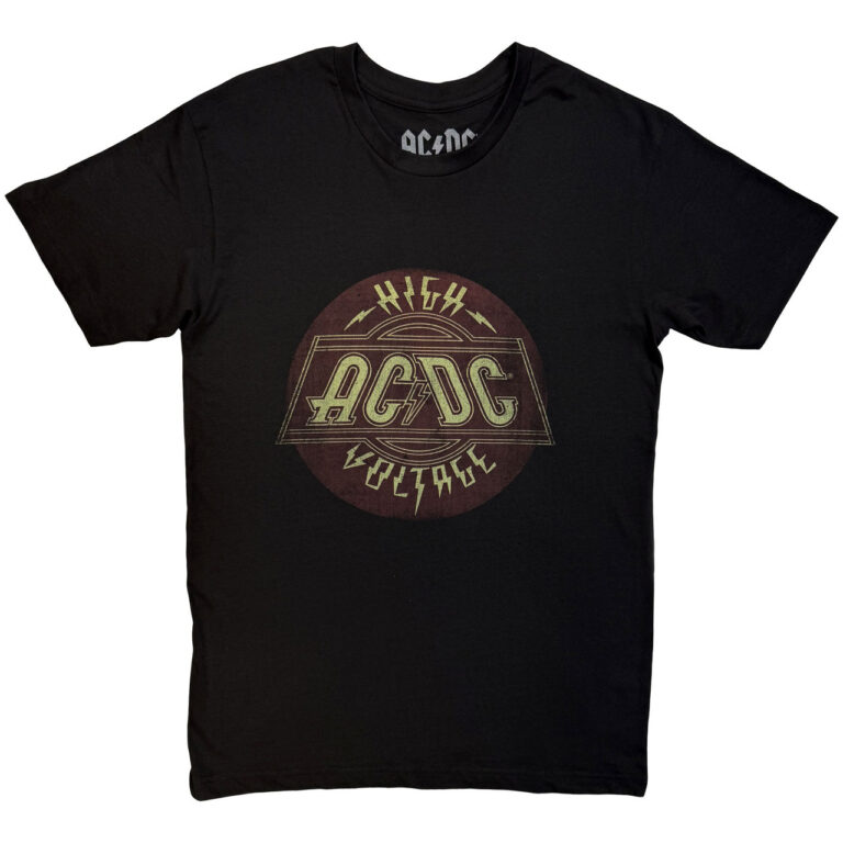 AC/DC High Voltage Vintage Black T-Shirt