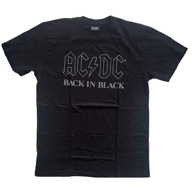 AC/DC Back In Black Black T-Shirt