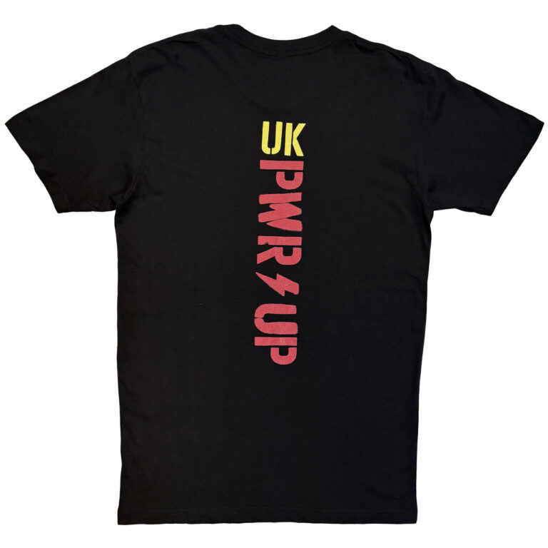 AC/DC PWR-UP Black Back Print T-Shirt