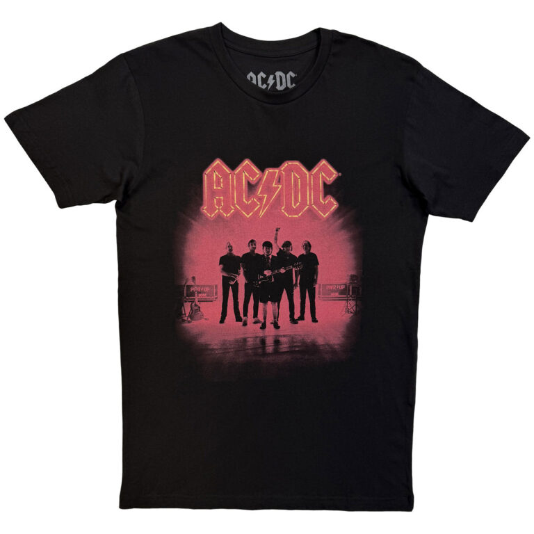 AC/DC PWR-UP Black Back Print T-Shirt