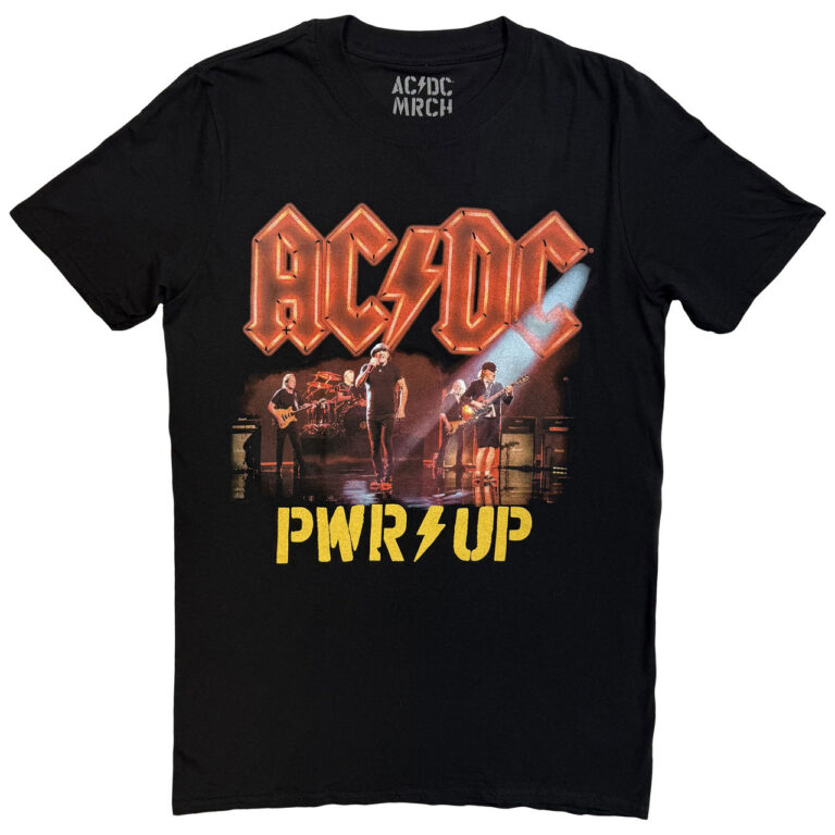 AC/DC Neon Live Black T-Shirt
