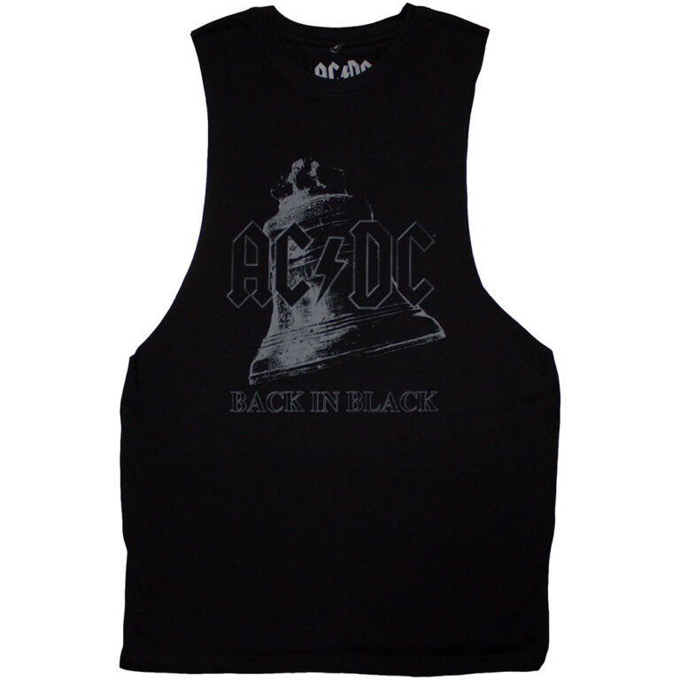 AC/DC Back In Black Bell Black Vest