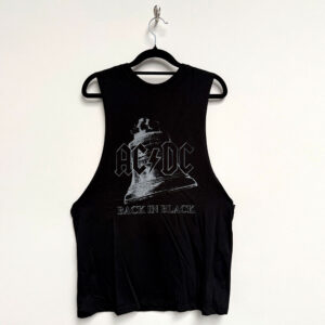AC/DC Back In Black Bell Black Vest