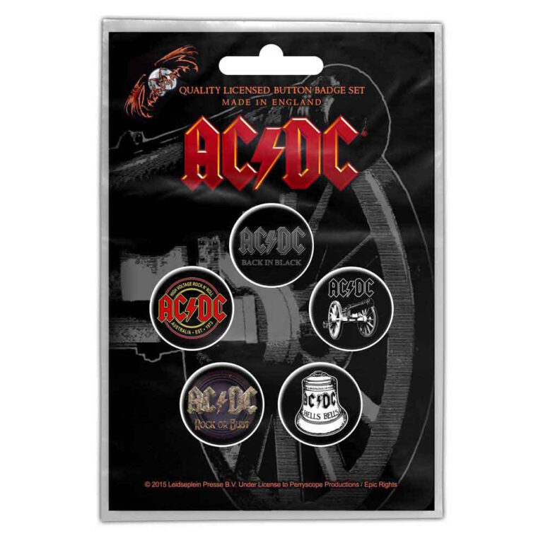 AC/DC For Those About To Rock Badge Pack