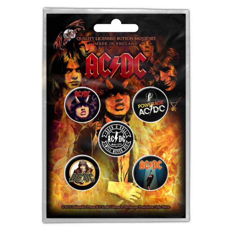 AC/DC Highway to Hell Badge Pack