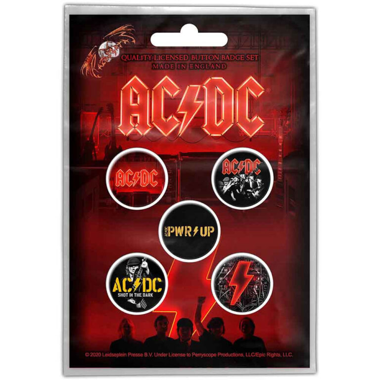 AC/DC PWR-UP Badge Pack
