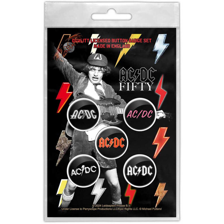 AC/DC Bolt Array Badge Pack
