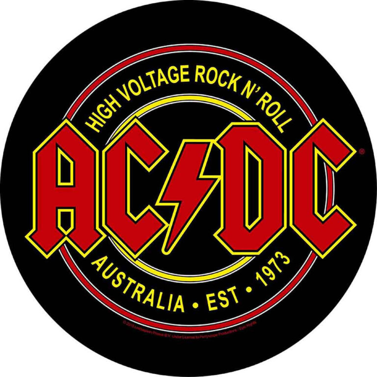 AC/DC High Voltage Rock N Roll Back Patch