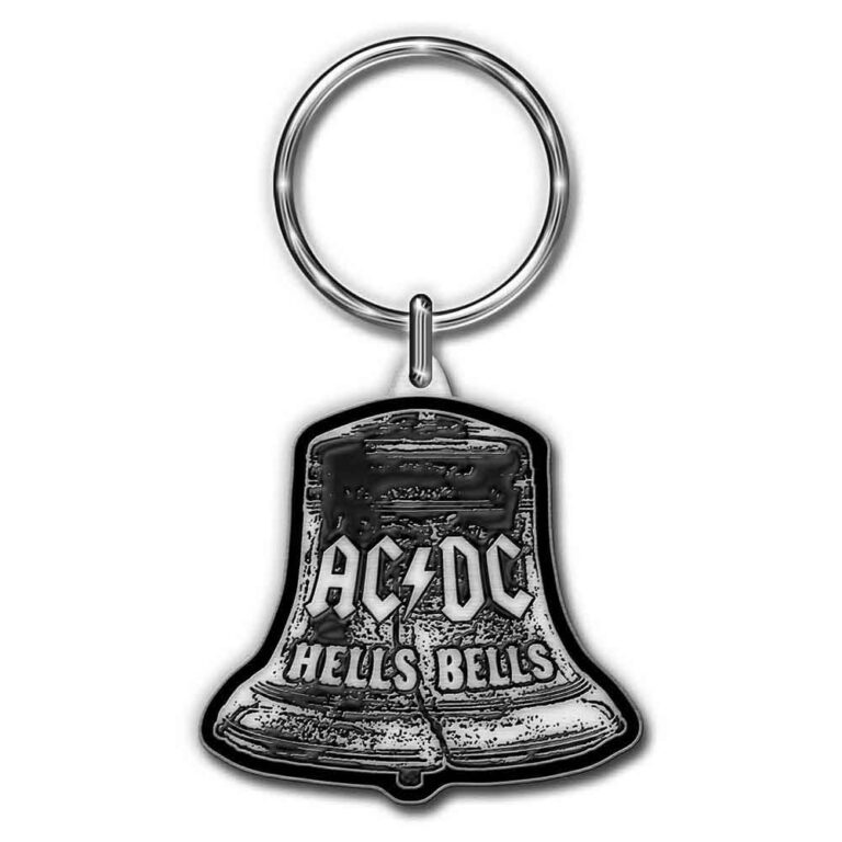 AC/DC Hells Bells Die-Cast Relief Keychain