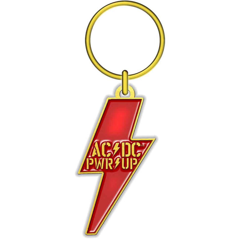 AC/DC PWR-UP Die-Cast Relief Keychain