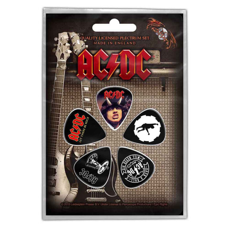 AC/DC Highway / For Those / Let There Plectrum Pack