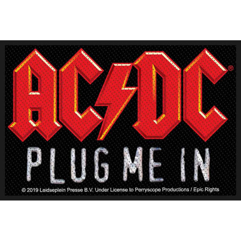 AC/DC Plug Me In Patch