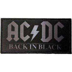 AC/DC Back In Black 1 Patch