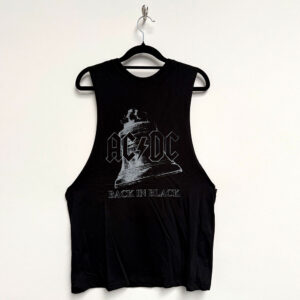 AC/DC Back In Black Bell Black Vest