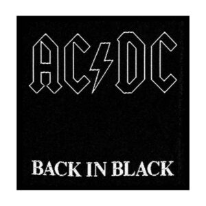AC/DC Back in Black Patch