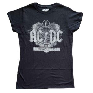 AC/DC Black Ice Black Ladies T-Shirt