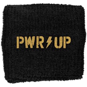 AC/DC Embroidered Wristband: PWR-UP Embroidered Wristband