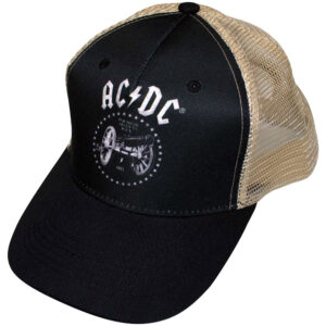 AC/DC For Those About To Rock Black & Sand Mesh Back Cap