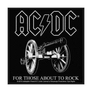 AC/DC For Those About To Rock Black Patch