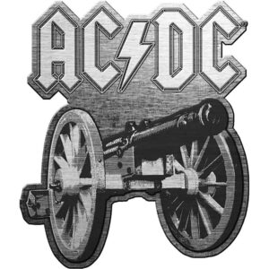 AC/DC For Those About To Rock Die-Cast Relief Pin Badge