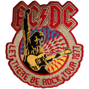 AC/DC Let There Be Rock Tour 1977 Patch