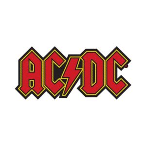 AC/DC Logo Cut-Out Patch