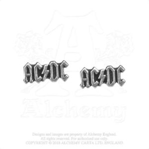 AC/DC Logo Stud Earrings