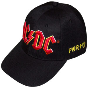 AC/DC PWR-UP & Logo Black Baseball Cap