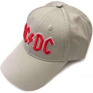 AC/DC Red Logo Sand Baseball Cap