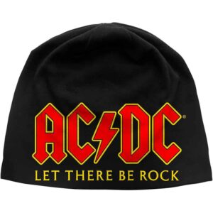 AC/DC Unisex Let There Be Rock Black Beanie Hat
