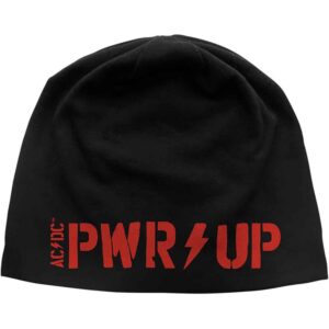 AC/DC Unisex PWR-UP Black Beanie Hat