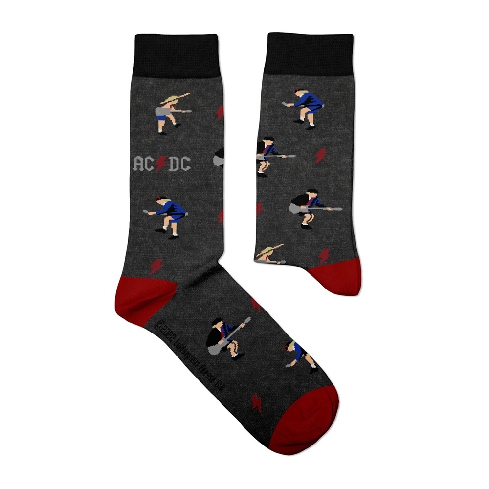 AC/DC – ANGUS YOUNG (EUR 36-40/UK 4-7/US 4½-7½) Socks