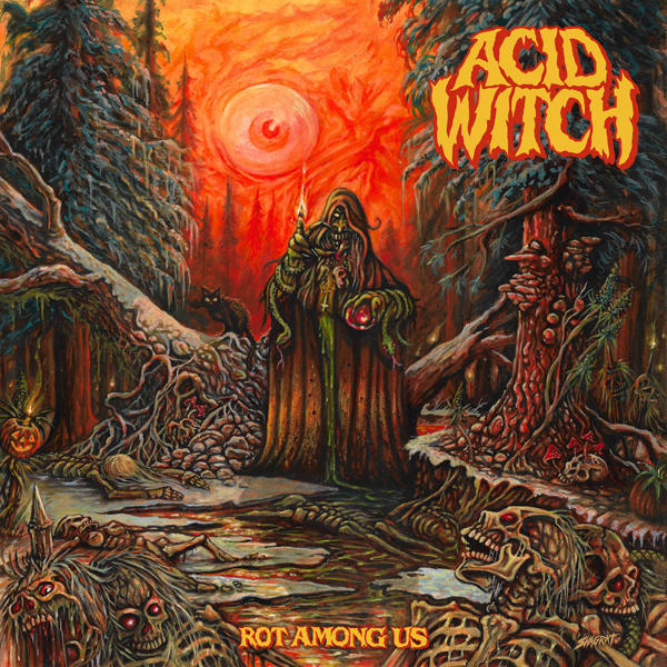 Acid Witch – ROT AMONG US (BLACK VINYL W/ POTER) Vinyl LP