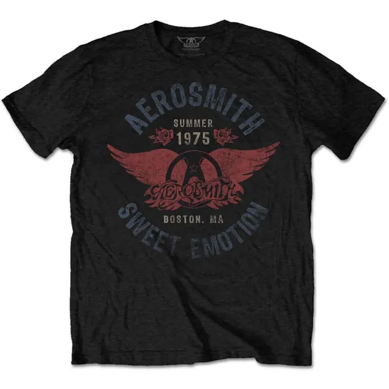 Aerosmith Sweet Emotion Black T-Shirt
